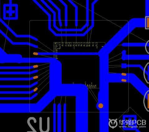 過孔最小做到外孔0.35mm內(nèi)孔做到0.2mm.鋪銅時也要注意鋪銅與金手指不能距得很近-深圳鼎紀(jì)PCB