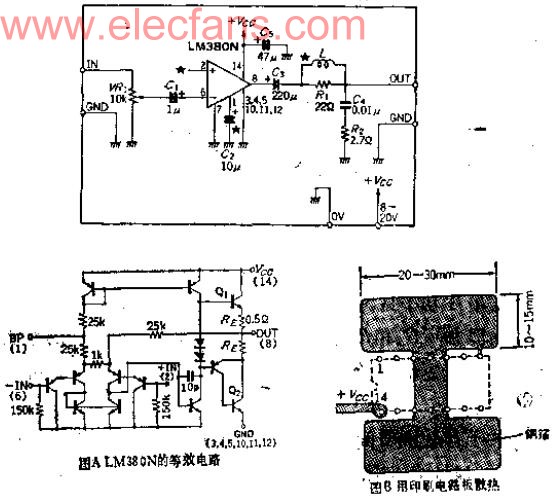 便于在儀器內(nèi)安裝的1~2W音頻功率放大器電路及工作原理-深圳鼎紀(jì)PCB