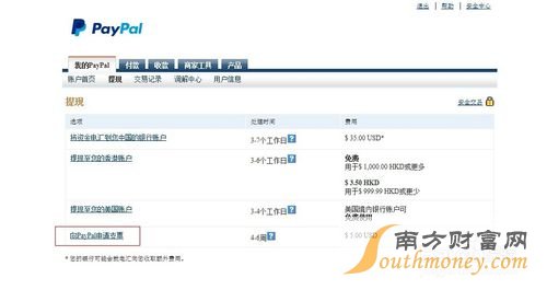 paypal怎么提現(xiàn)