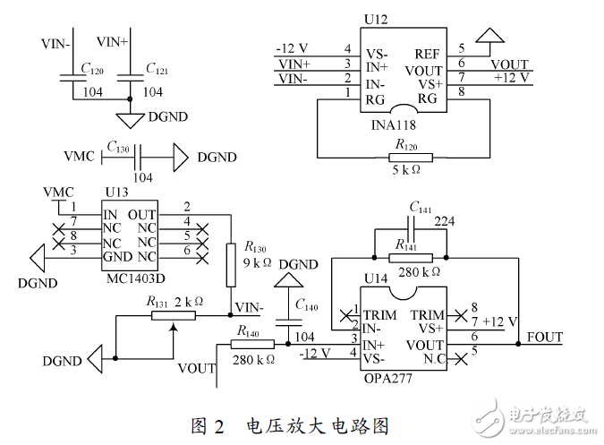 鉑熱電阻溫度測量系統(tǒng)硬件電路 —電路圖天天讀（65）