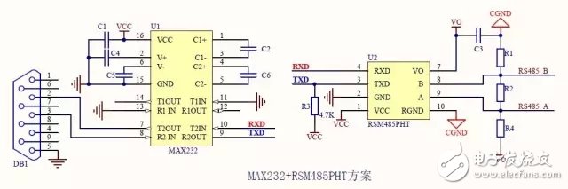 講述三種RS232轉RS485電路設計 —電路圖天天讀（254）