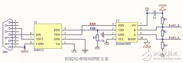 講述三種RS232轉RS485電路設計 —電路圖天天讀（254）