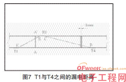 印制板中爬電距離和電氣間隙檢測的探討