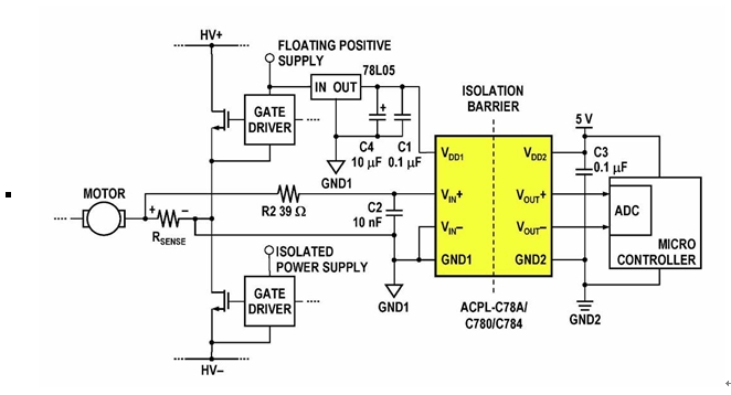 高電壓端電源VDD1可以由推動(dòng)高電壓端功率晶體管的電源供應(yīng)器取得-深圳鼎紀(jì)PCB