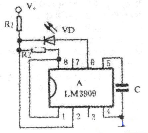 巧用LM3909振蕩器制作簡(jiǎn)易電路3