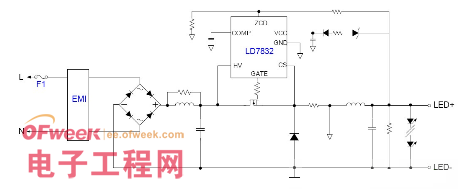 一款小功率LED驅(qū)動電源電路設計