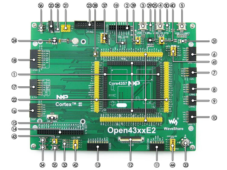 Cortex-M4開發(fā)板 Open4357-C