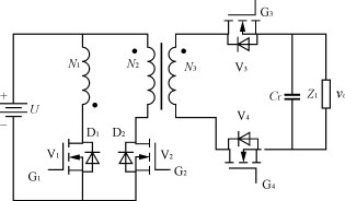 高頻變壓器傳遞低頻電功率技術